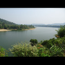 Der Nam Kading in der Nähe der Mündung in den Mekong